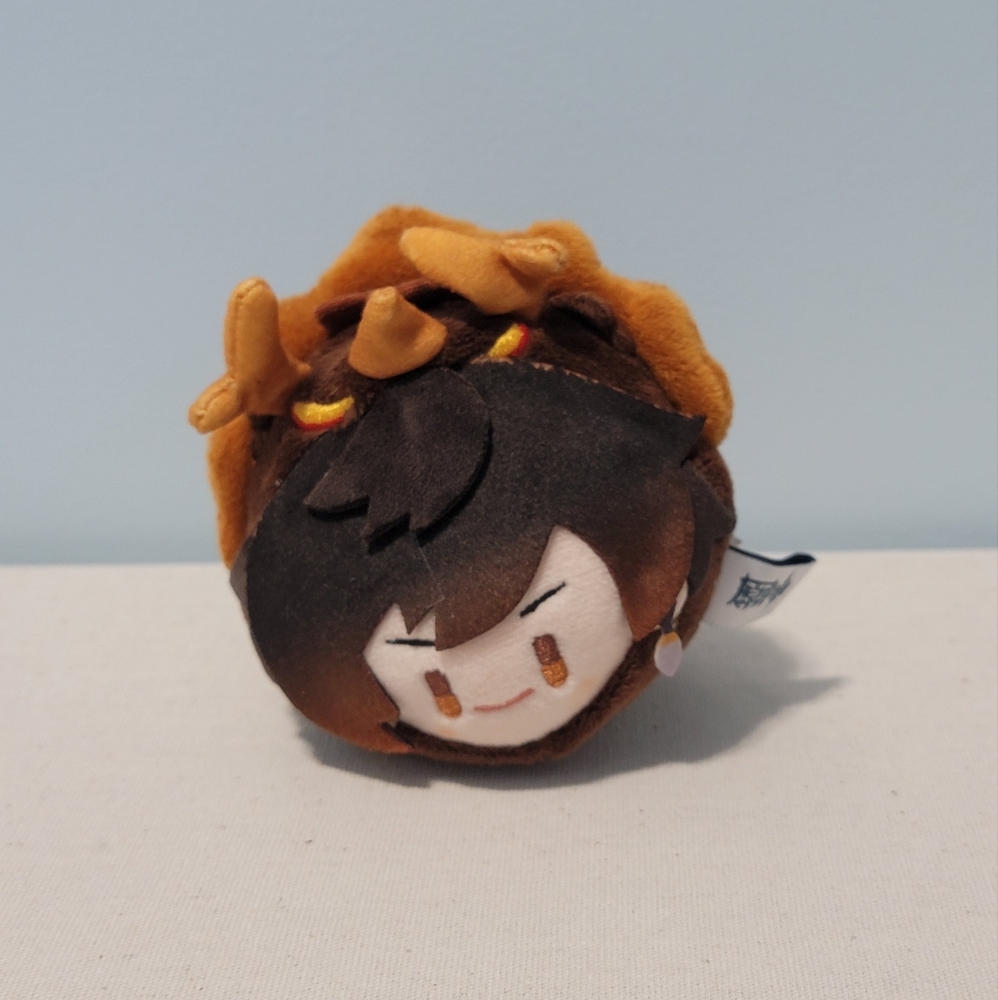 Zhongli Genshin Impact Plush Keychain